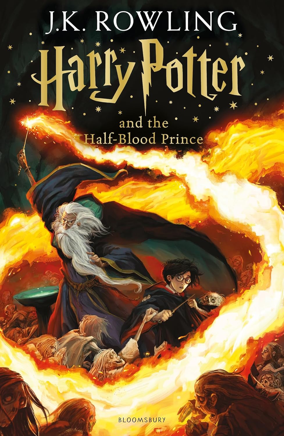 Harry Potter and the Half-Blood Prince book cover by J K Rowling available at Ceylon Book Club
