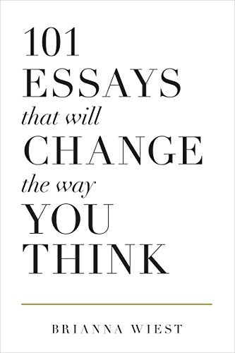 101 Essays That Will Change the Way You Think book cover by Brianna Wiest available at Ceylon Book Club