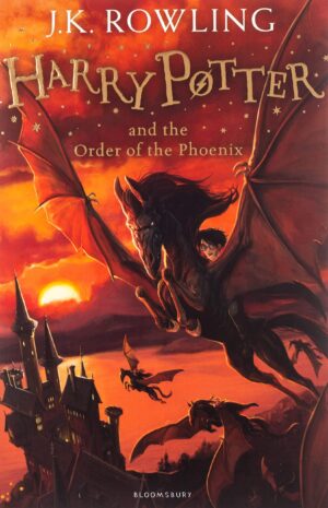 Harry Potter and the Order of the Phoenix book cover by J K Rowling available at Ceylon Book Club