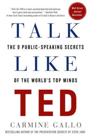 Talk Like TED book cover by Carmine Gallo available at Ceylon Book Club