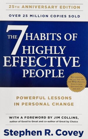 The 7 Habits of Highly Effective People book cover by Stephen Covey available at Ceylon Book Club
