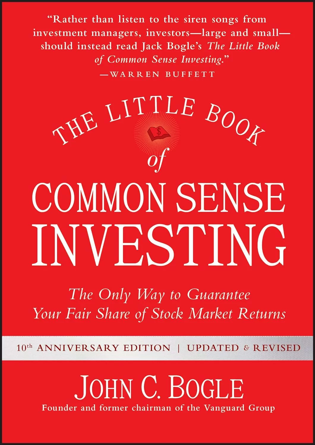 The Little Book of Common Sense Investing book cover by John C Bogle available at Ceylon Book Club