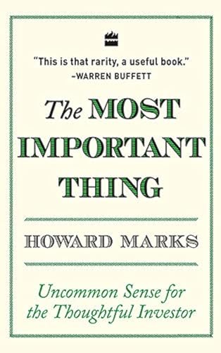 The Most Important Thing book cover by Howard Marks available at Ceylon Book Club
