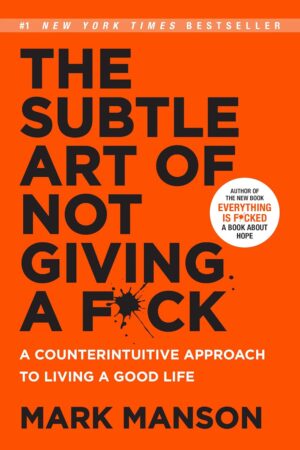 The Subtle Art of Not Giving a Fck book cover by Mark Manson available at Ceylon Book Club