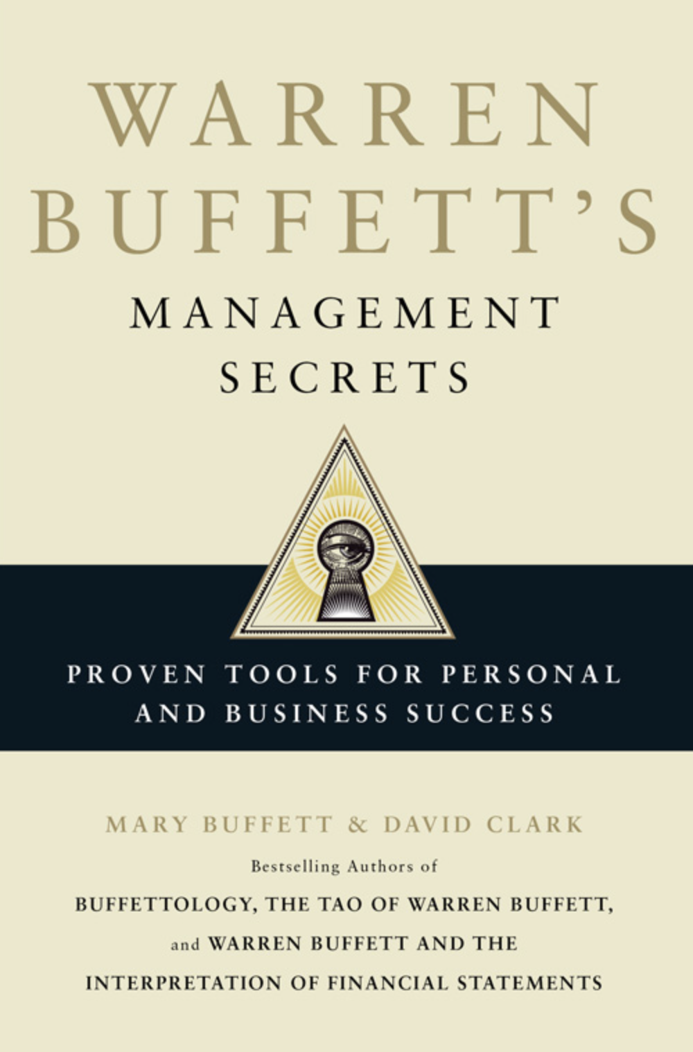 Warren Buffetts Management Secrets book cover by Mary Buffett and David Clark available at Ceylon Book Club