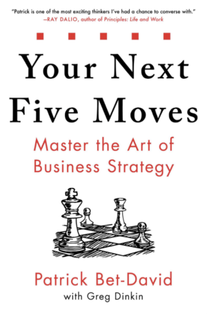 Your Next Five Moves book cover by Patrick Bet David available at Ceylon Book Club