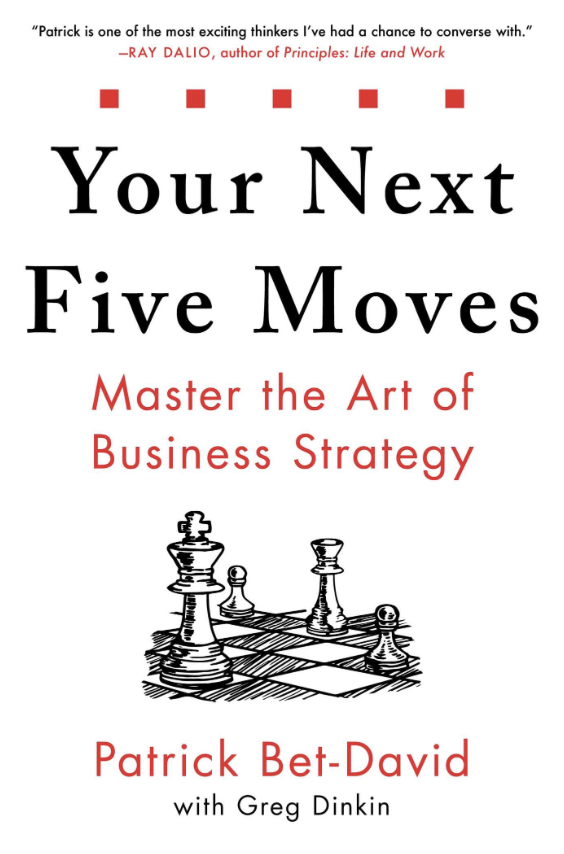 Your Next Five Moves book cover by Patrick Bet David available at Ceylon Book Club