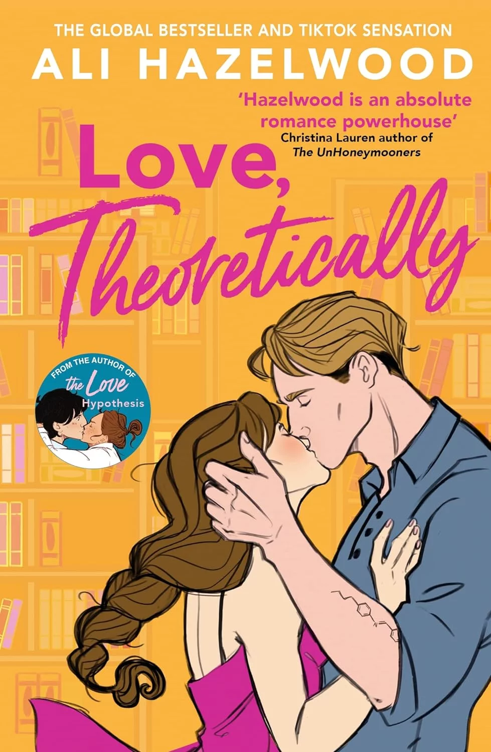 Love, Theoretically book cover by Ali Hazelwood available at Ceylon Book Club
